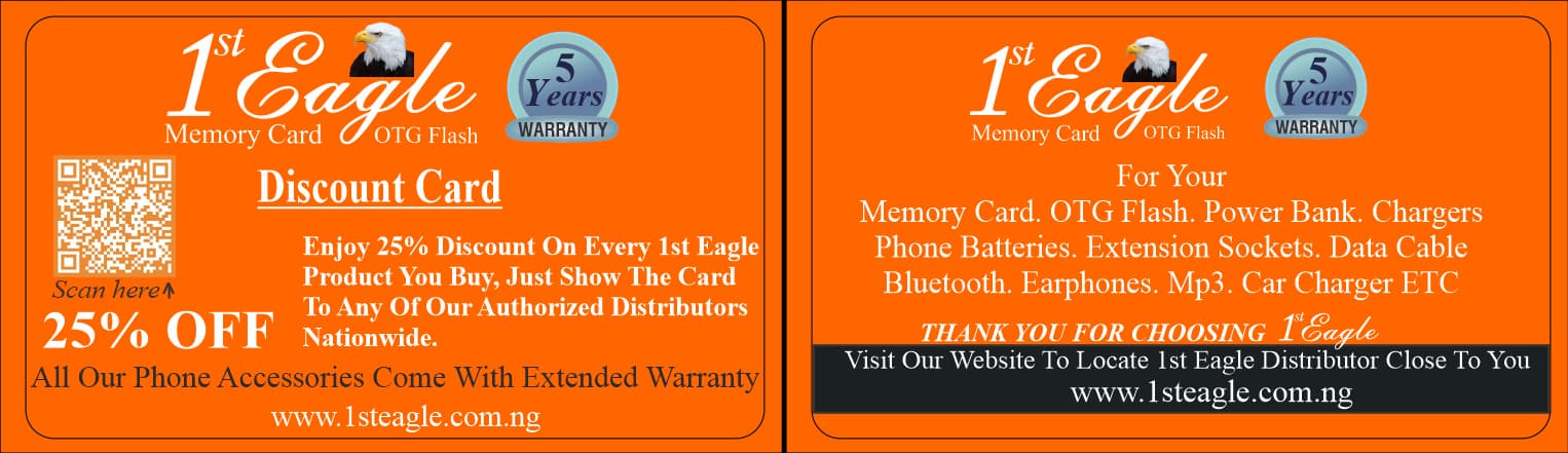 Discount card 25% Off view 2