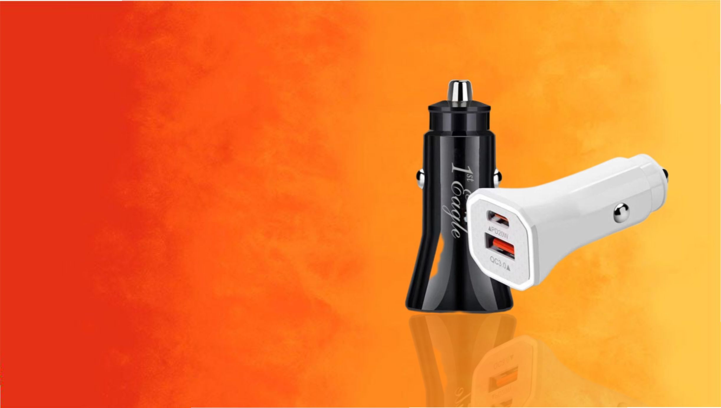 C1 Car Charger 3 USB Ports Fast Charging view 2